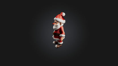 Cartoon Santa 3D model