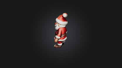 Cartoon Santa 3D model