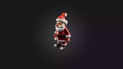 Cartoon Santa 3D model