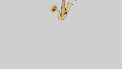 Cartoon Saxophone model 3D model