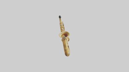 Cartoon Saxophone model 3D model
