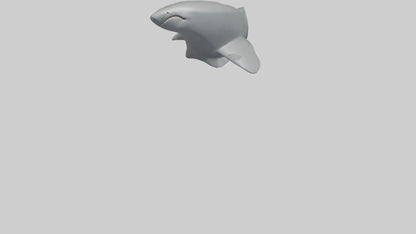 Cartoon Shark Fin model 3D model