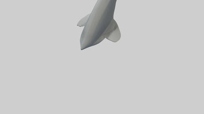 Cartoon Shark Fin model 3D model