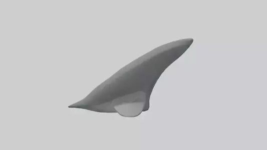 Cartoon Shark Fin model 3D model