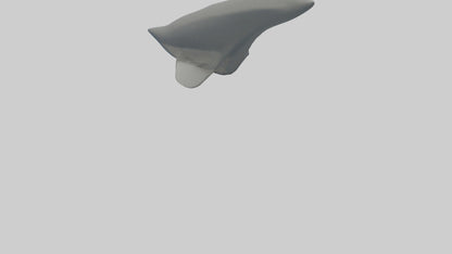 Cartoon Shark Fin model 3D model