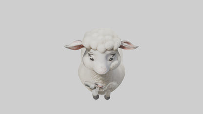 Cartoon Sheep model 3D model