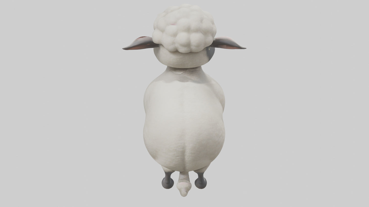 Cartoon Sheep model 3D model