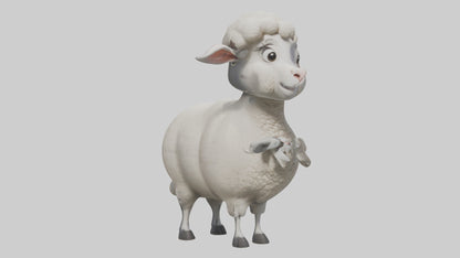 Cartoon Sheep model 3D model
