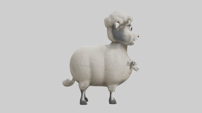 Cartoon Sheep model 3D model