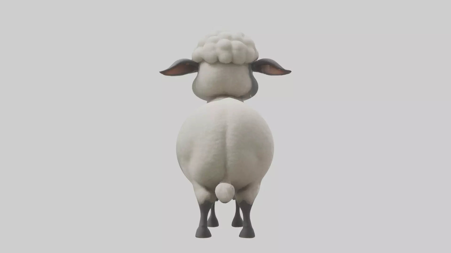 Cartoon Sheep model 3D model