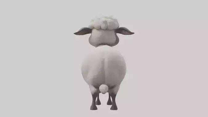 Cartoon Sheep model 3D model