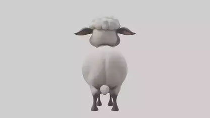 Cartoon Sheep model 3D model