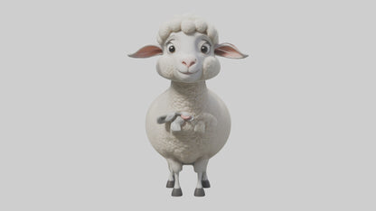 Cartoon Sheep model 3D model