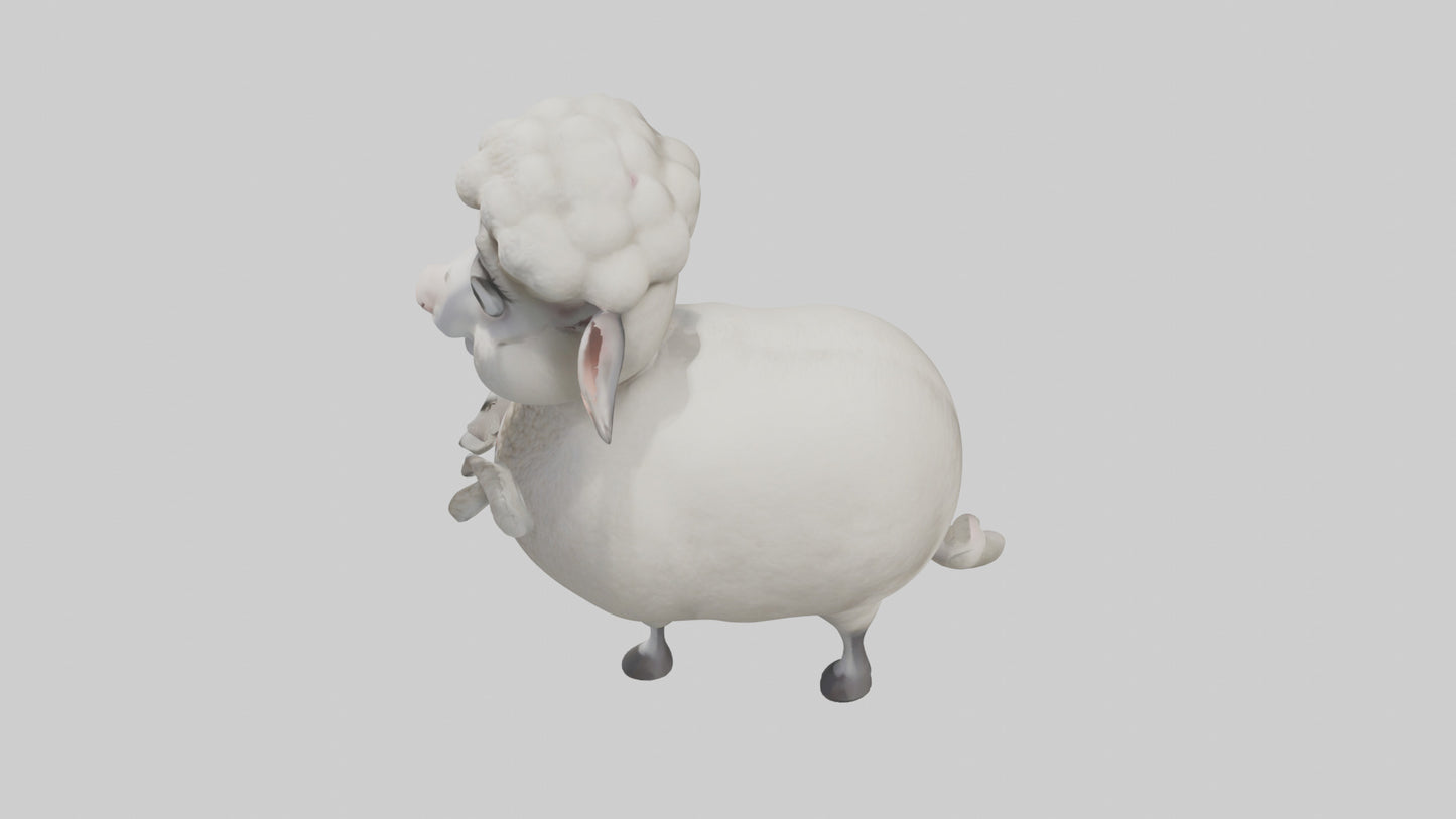 Cartoon Sheep model 3D model