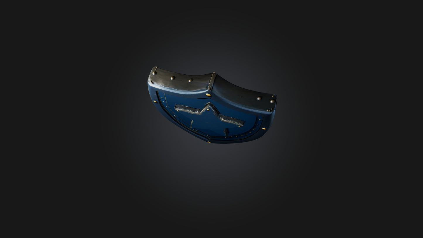 Cartoon Shield 3D model