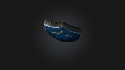 Cartoon Shield 3D model