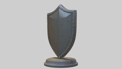 Cartoon Shield model 3D model