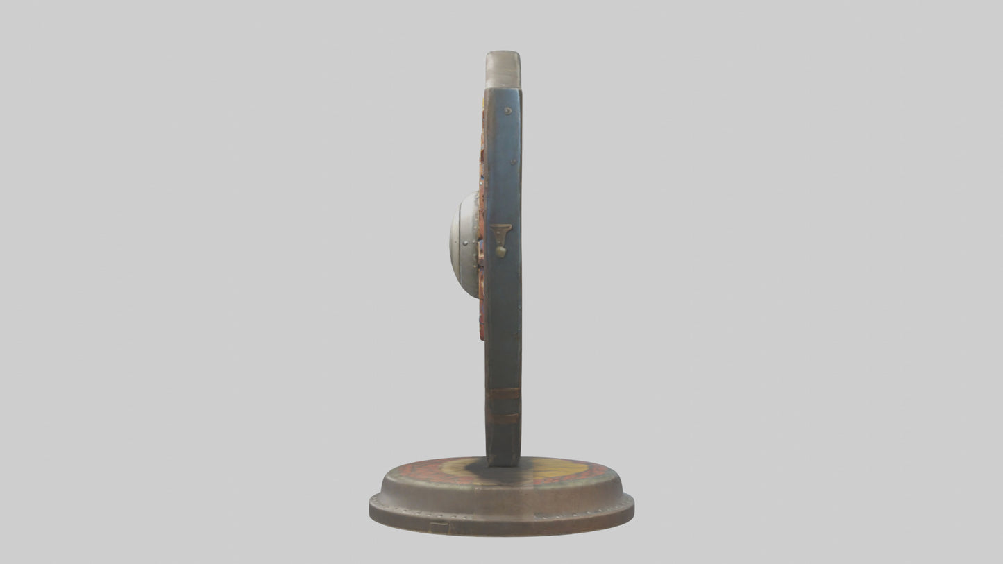 Cartoon Shield model 3D model