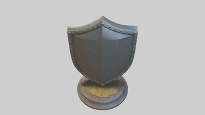 Cartoon Shield model 3D model
