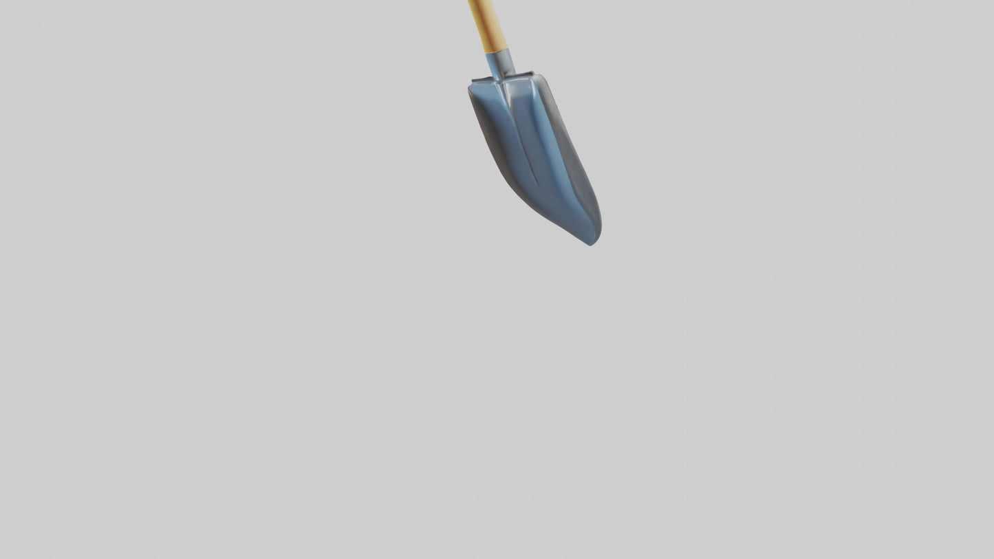 Cartoon Shovel model 3D model