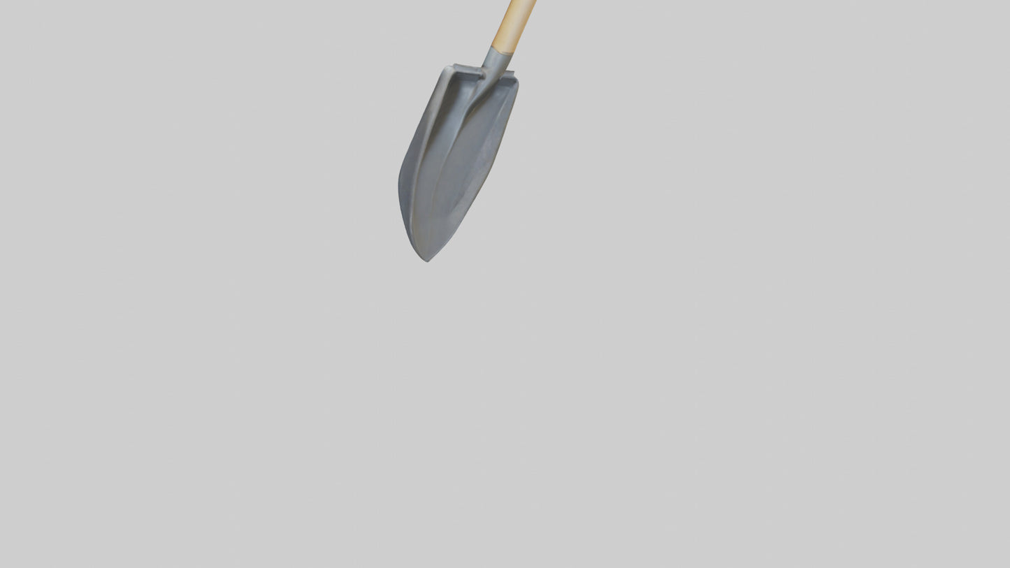 Cartoon Shovel model 3D model