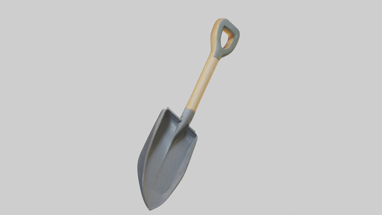 Cartoon Shovel model 3D model