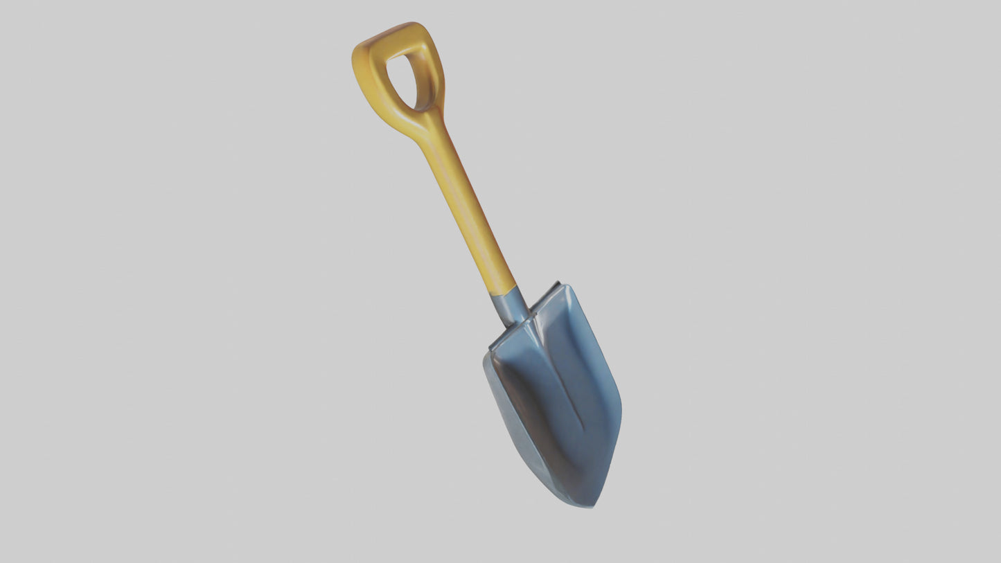 Cartoon Shovel model 3D model