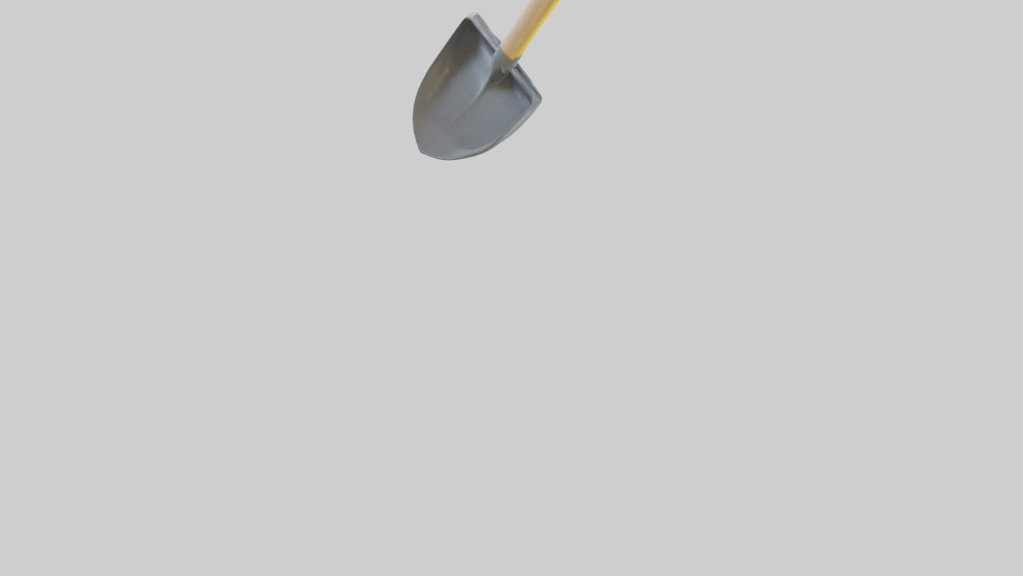 Cartoon Shovel model 3D model