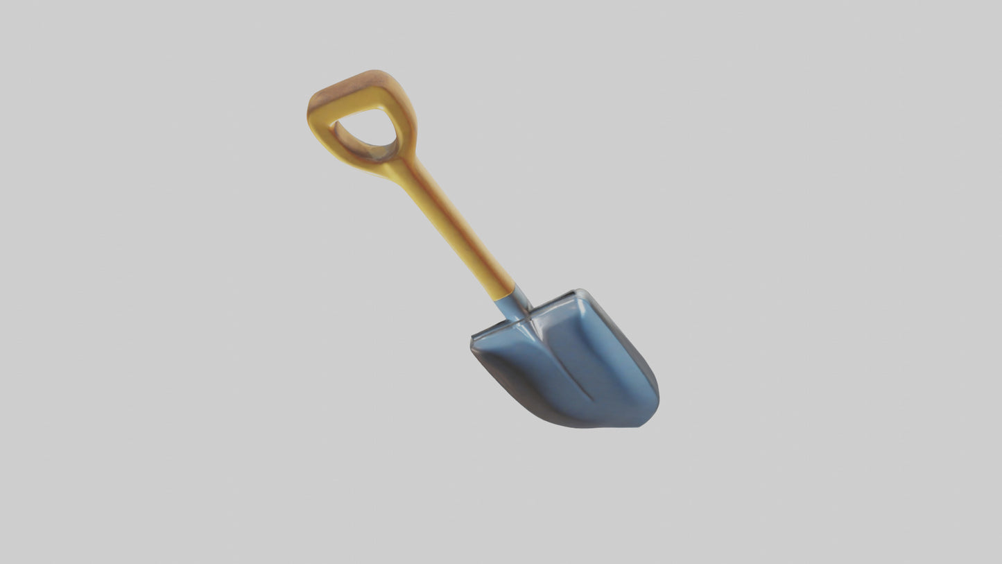 Cartoon Shovel model 3D model