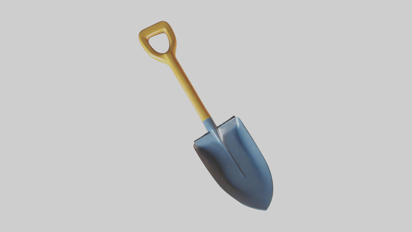 Cartoon Shovel model 3D model