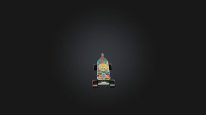 Cartoon Skateboard 3D model