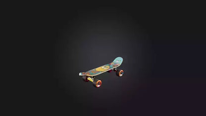 Cartoon Skateboard 3D model