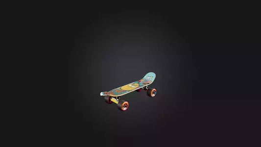 Cartoon Skateboard 3D model