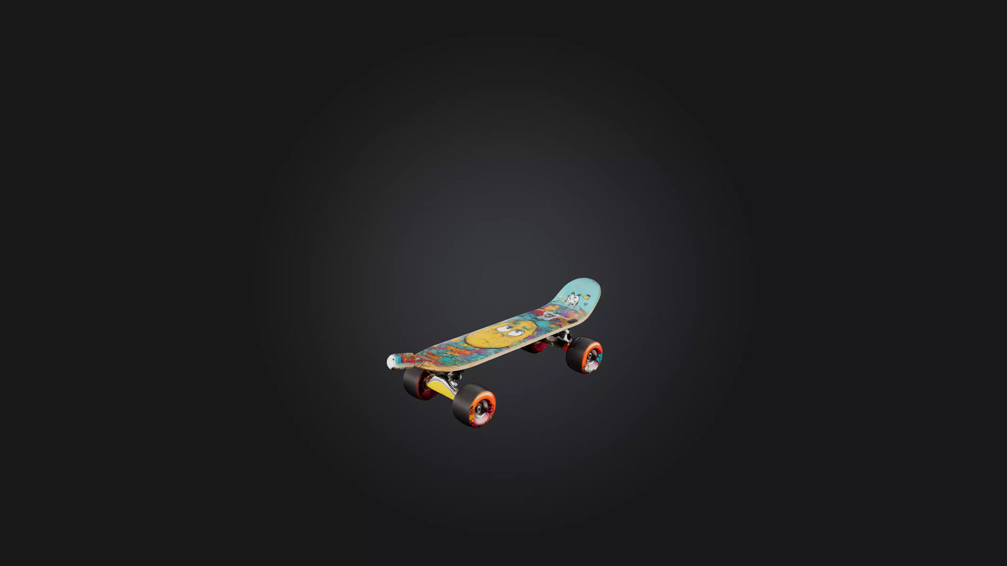 Cartoon Skateboard 3D model