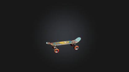 Cartoon Skateboard 3D model