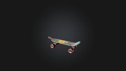 Cartoon Skateboard 3D model