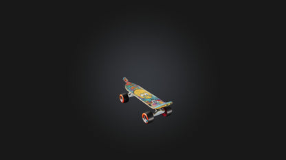 Cartoon Skateboard 3D model