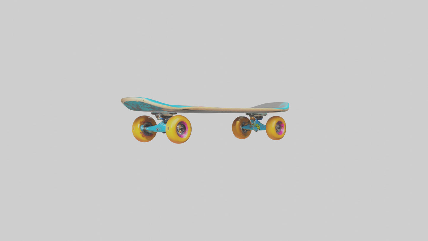 Cartoon Skateboard model 3D model