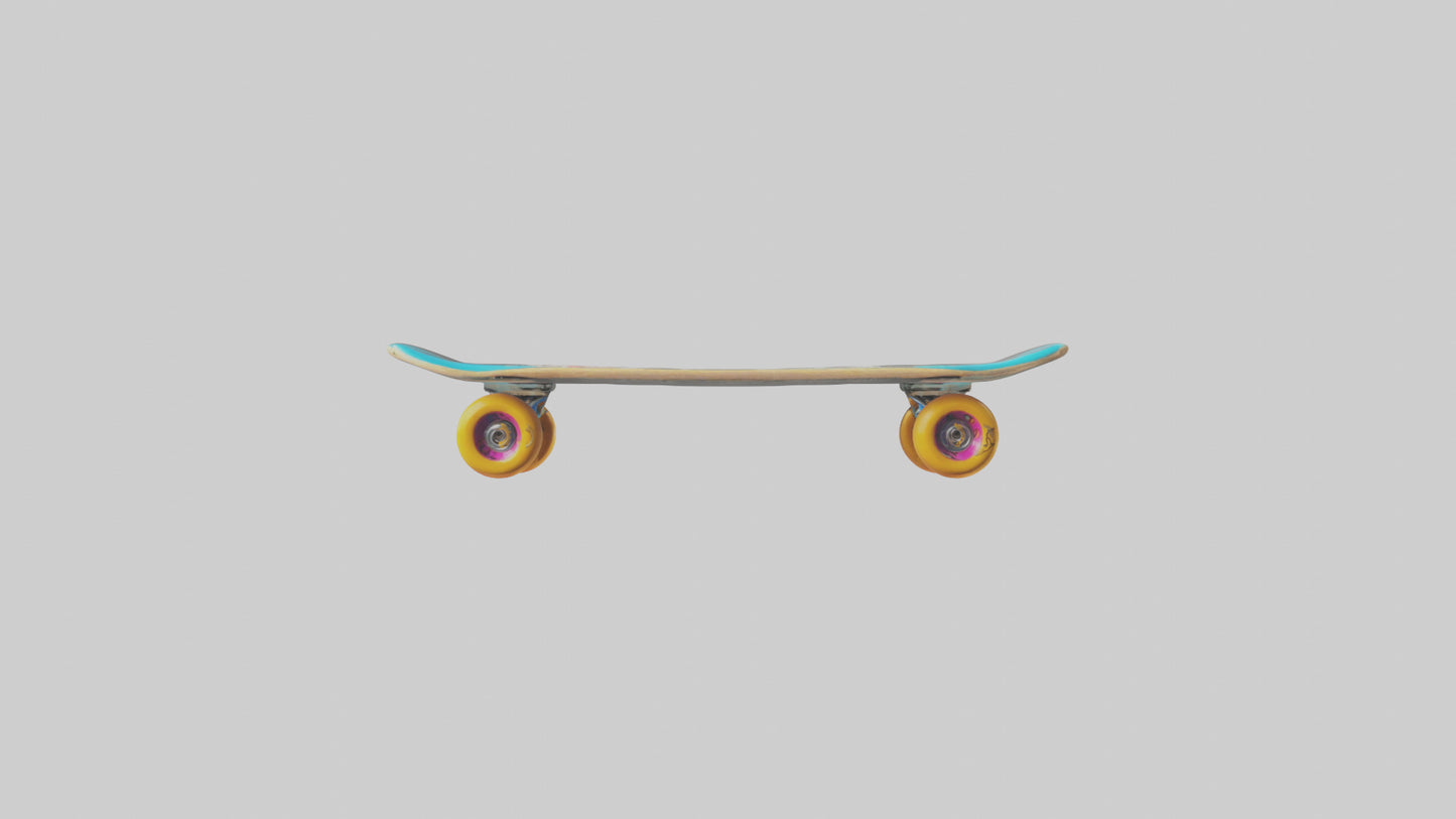 Cartoon Skateboard model 3D model