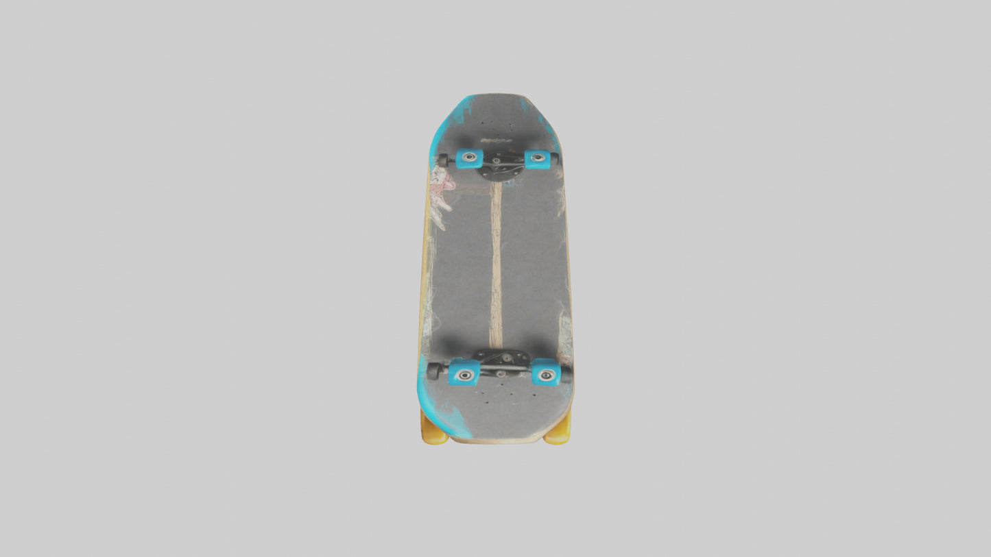 Cartoon Skateboard model 3D model