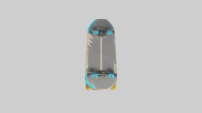 Cartoon Skateboard model 3D model
