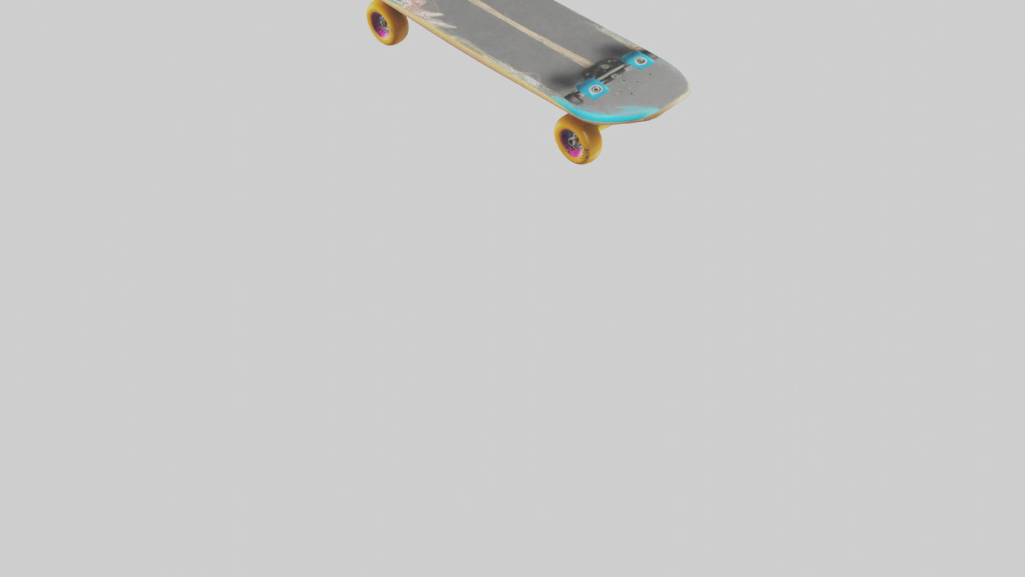Cartoon Skateboard model 3D model