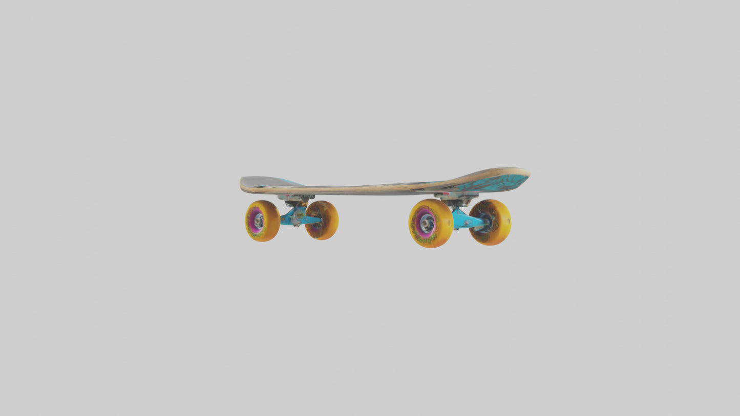 Cartoon Skateboard model 3D model