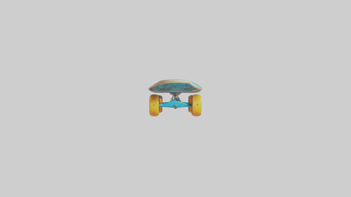 Cartoon Skateboard model 3D model