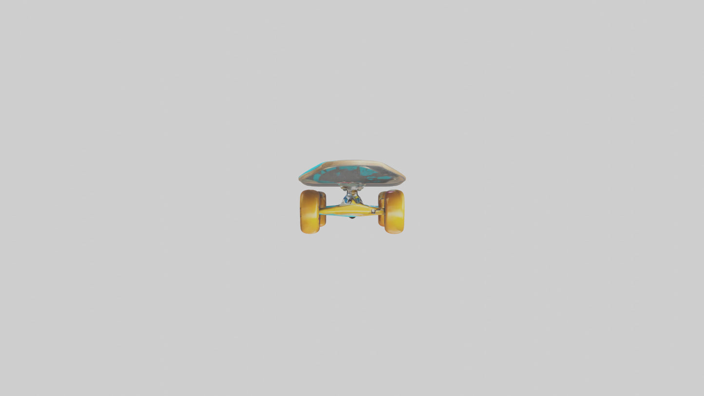 Cartoon Skateboard model 3D model