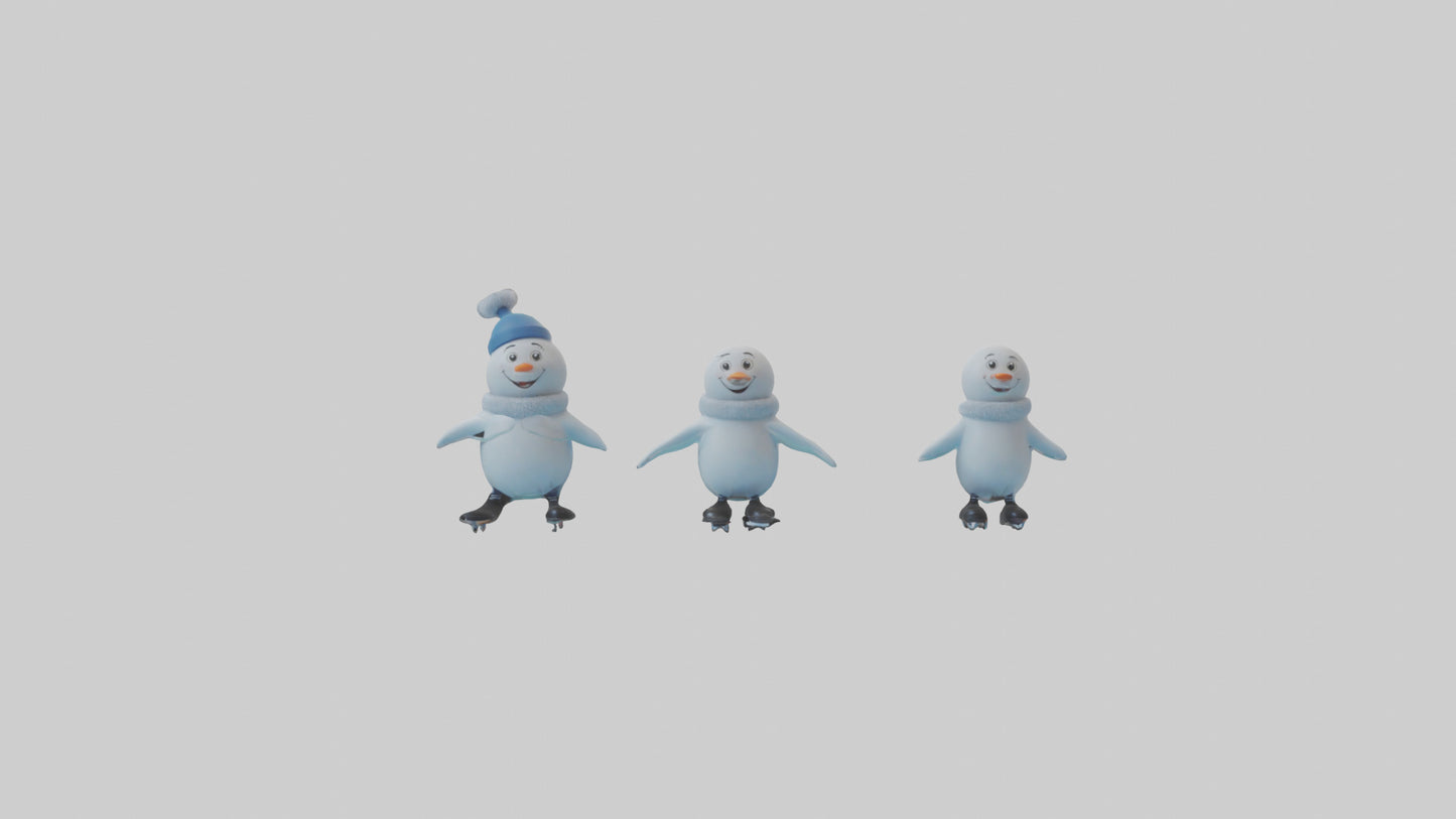 Cartoon Skating Rink model 3D model