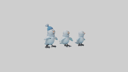 Cartoon Skating Rink model 3D model
