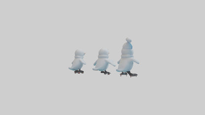 Cartoon Skating Rink model 3D model