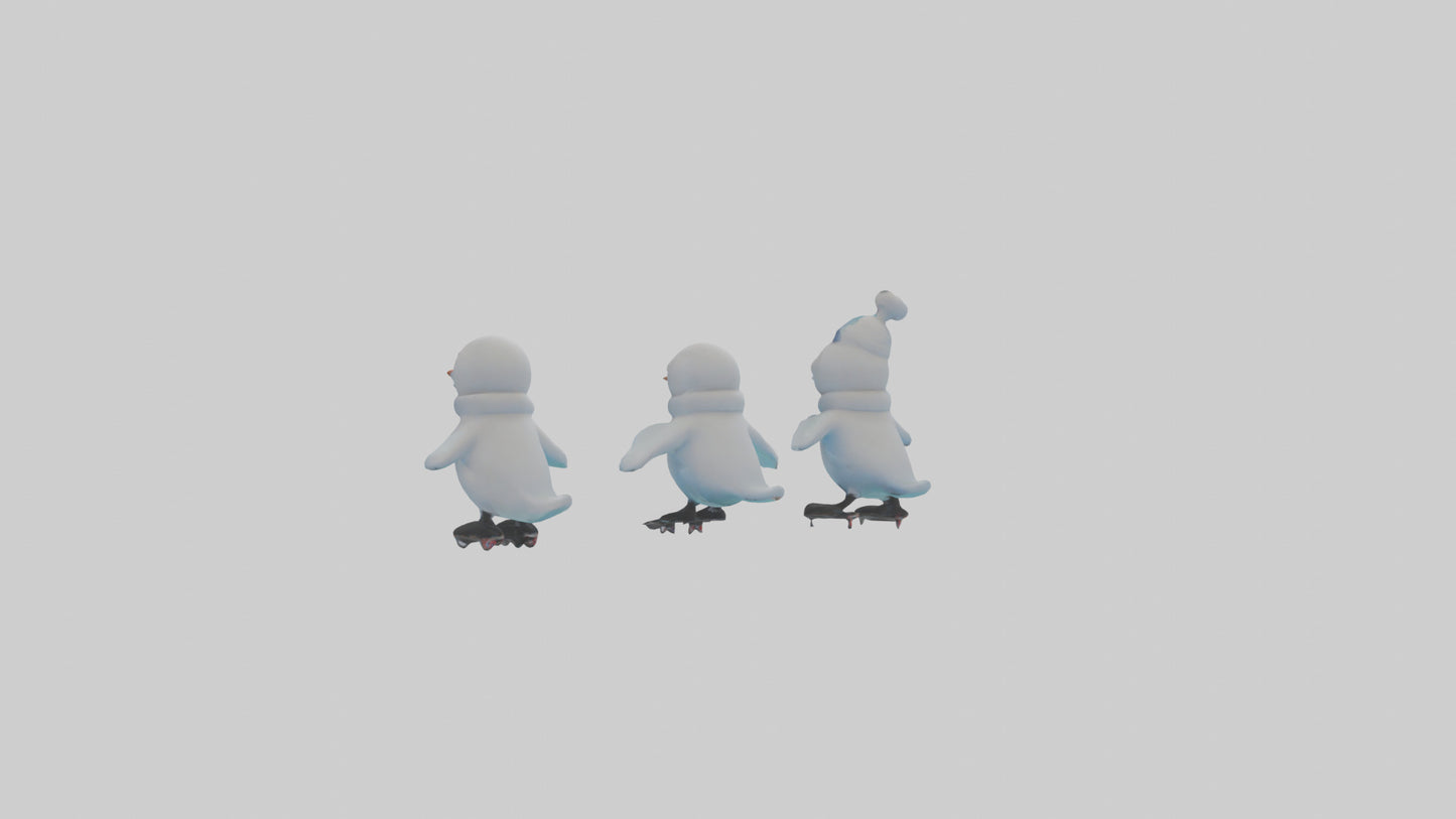 Cartoon Skating Rink model 3D model