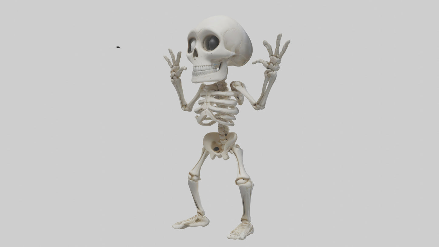 Cartoon Skeleton model 3D model